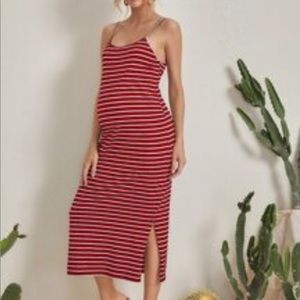 Striped Maternity Dress
